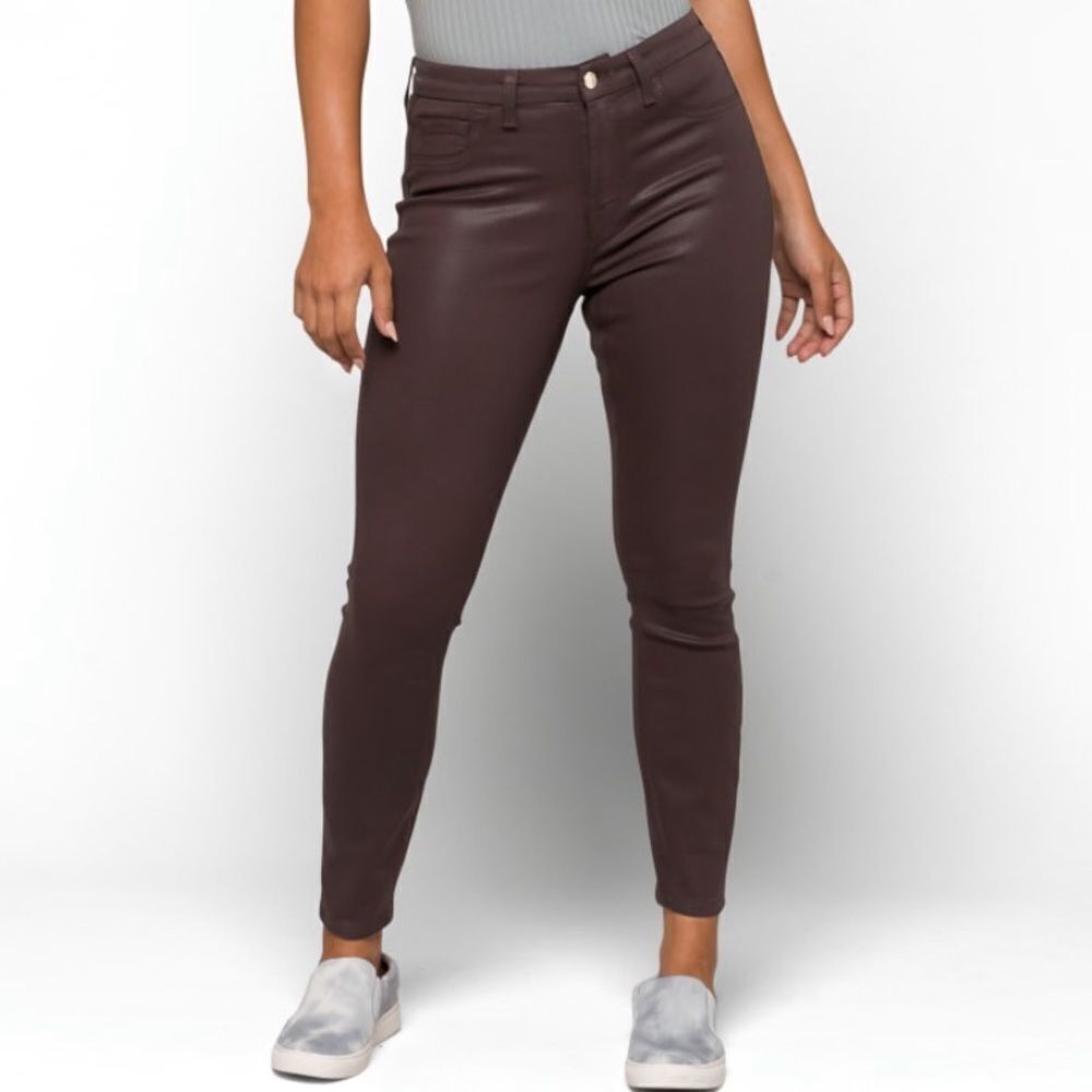 😱👏🏻Jen 7 by 7 for all Mankind coated skinny Ankle Jeans